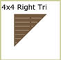 Modular Decking 4x4 Right Triangle Versadeck Versamods Image