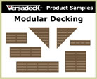 Aluminum Waterproof Decking Samples Image by Versadeck Decking