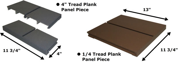 Aluminum Modular Decking Samples Image by Versadeck Decking