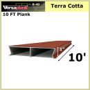 10 FT Residential Plank Aluminum Decking Terra Cotta