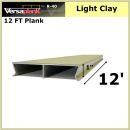 12 FT Residential Plank Aluminum Decking Light Clay