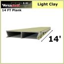 14 FT Residential Plank Aluminum Decking Light Clay