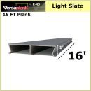 16 FT Residential Plank Aluminum Decking Light Slate