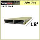 18 FT Residential Plank Aluminum Decking Light Clay