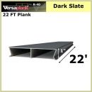 22 FT Residential Plank Aluminum Decking Dark Slate