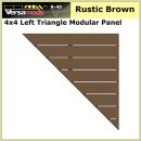 4x4 LT Tri Residential Modular Aluminum Decking Rustic Brown