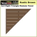 4x4 RT Tri Residential Modular Aluminum Decking Rustic Brown