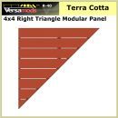4x4 RT Tri Residential Modular Aluminum Decking Terra Cotta