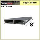 8 FT Residential Plank Aluminum Decking Light Slate