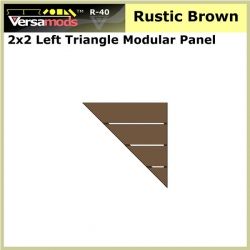 2x2 LT Tri Residential Modular Aluminum Decking Rustic Brown
