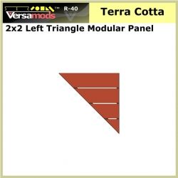 2x2 LT Tri Residential Modular Aluminum Decking Terra Cotta