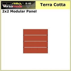 2x2 Residential Modular Aluminum Decking Terra Cotta