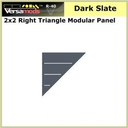 2x2 RT Tri Residential Modular Aluminum Decking Dark Slate