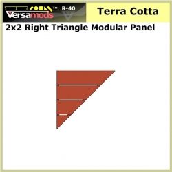 2x2 RT Tri Residential Modular Aluminum Decking Terra Cotta