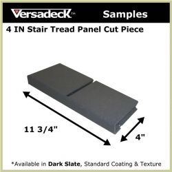 Samples Versamods 4 IN Stair Tread Cut Piece