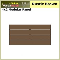 4x2 Commercial Modular Aluminum Decking Rustic Brown
