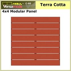 4x4 Commercial Modular Aluminum Decking Terra Cotta