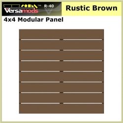 4x4 Residential Modular Aluminum Decking Rustic Brown