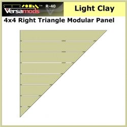 4x4 RT Tri Residential Modular Aluminum Decking Light Clay