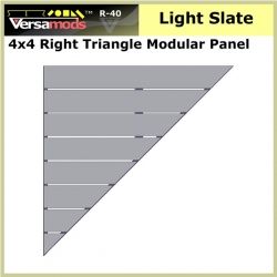 4x4 RT Tri Residential Modular Aluminum Decking Light Slate