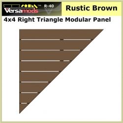 4x4 RT Tri Residential Modular Aluminum Decking Rustic Brown