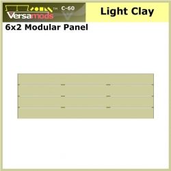 6x2 Commercial Modular Aluminum Decking Light Clay