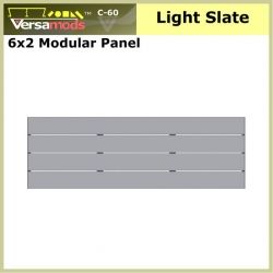 6x2 Commercial Modular Aluminum Decking Light Slate