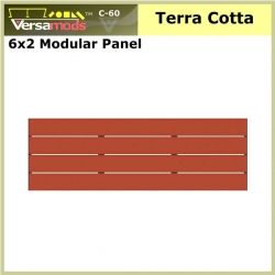 6x2 Commercial Modular Aluminum Decking Terra Cotta