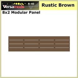 8x2 Residential Modular Aluminum Decking Rustic Brown