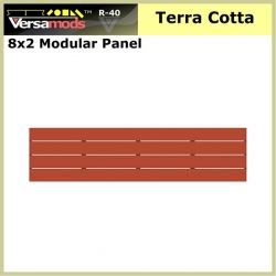 8x2 Residential Modular Aluminum Decking Terra Cotta