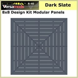 8x8 Design Kit Residential Modular Aluminum Decking Dark Slate