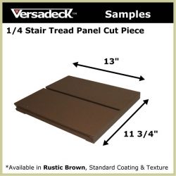 Samples Versamods One Quarter Stair Tread Cut Piece