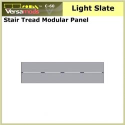 Stair Tread Commercial Modular Aluminum Decking Light Slate
