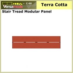 Stair Tread Commercial Modular Aluminum Decking Terra Cotta