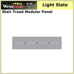 Stair Tread Residential Modular Aluminum Decking Light Slate