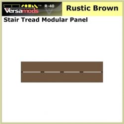 Stair Tread Residential Modular Aluminum Decking Rustic Brown