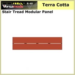 Stair Tread Residential Modular Aluminum Decking Terra Cotta